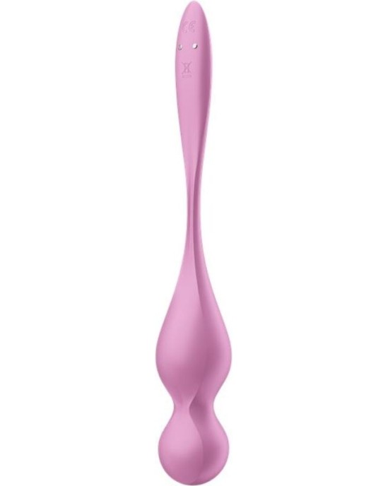 Satisfyer Balls APMIERINĀTĀJS - LOVE BIRDS VIBRATING KEGEL BALLS PINK