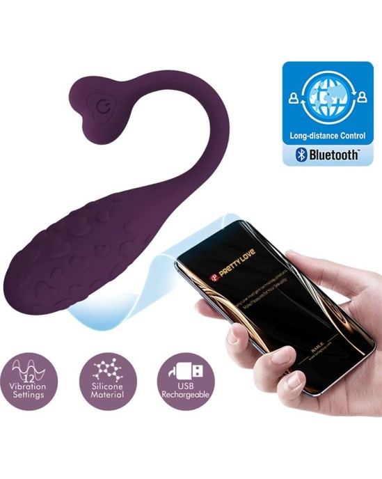 Prettylove Zvejnieks Vibrating Egg with App