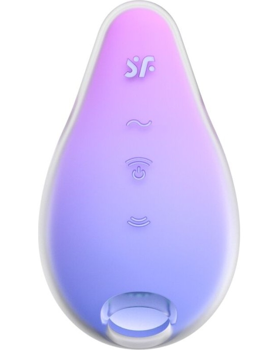 Satisfyer Air Pulse APMIERINĀTĀJS — MERMAID VIBES STIMULĀTORS UN VIBRATORS VIOLETĀ UN ROZĀ