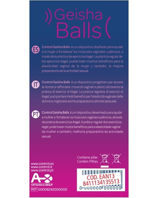 Control Geišas bumbas I līmenis (2x18 gr)