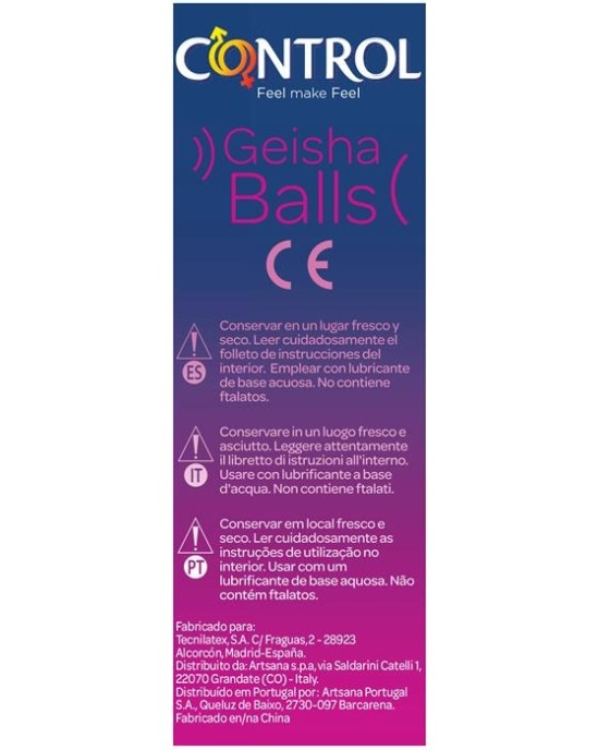 Control Geišas bumbas I līmenis (2x18 gr)