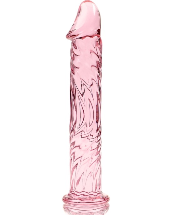 Nebula Series By Ibiza MODEL 12 DILDO BOROSILICATE GLASS 17 X 3.5 CM PINK