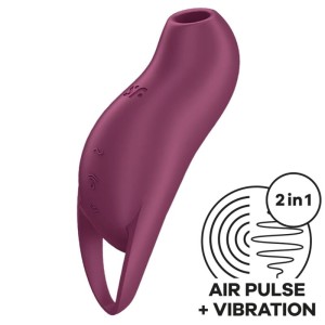 Satisfyer Air Pulse APMIERINĀTĀJS - POCKET PRO 1 CLITORIS STIMULATORS GRANETS