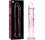 Nebula Series By Ibiza MODEL 12 DILDO BOROSILICATE GLASS 17 X 3.5 CM PINK