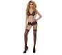 Livco Corsetti Sets LIVCO CORSETTI FASHION - BELITA LC 90231 Бюстгальтер + Трусики + ПОДВЯЗКИ ЧЕРНЫЙ S/M