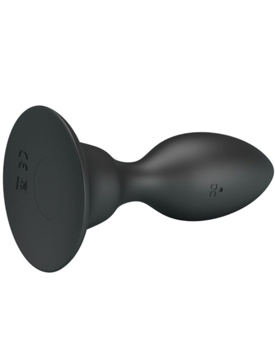 Mr Play ANAL PLUG WITH VIBRATION BLACK REMOTE CONTROL