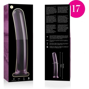 Nebula Series By Ibiza MODELIS 17 DILDO BOROSILIKĀTS STIKLS 18,5 X 3 CM ROZĀ