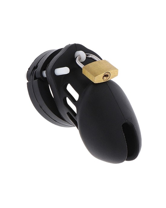 Hidden Desire EXTREME CHASTITY COCK CAGE SILICONE SIZE S BLACK