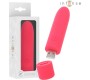 Intense Fun INTENSE — SYMONE USB UZLĀDĒJAMS VIBRĒJOŠS BULLET 8 VIBRATIONS RED 10 x 2,2 CM