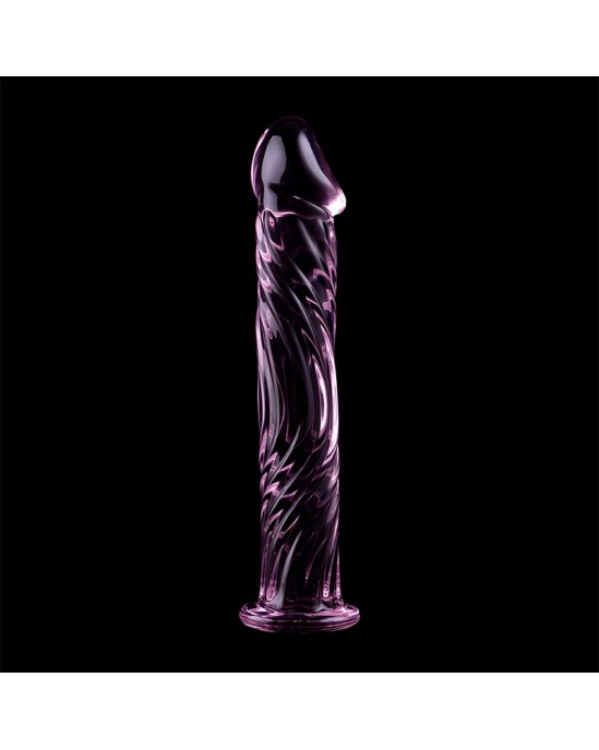 Nebula Series By Ibiza MODELIS 12 DILDO BOROSILIKĀTS STIKLS 17 X 3,5 CM ROZĀ