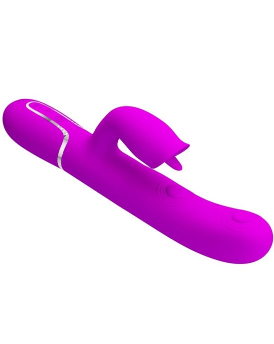 Pretty Love Flirtation PRETTY LOVE - RABBIT VIBRATOR WITH LICKING FUCHSIA