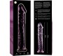 Nebula Series By Ibiza MODELIS 12 DILDO BOROSILIKĀTS STIKLS 17 X 3,5 CM ROZĀ