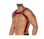 Cut4Men H4RNESS05 Chest Harness Neon Red One size