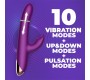 Intoyou App Series Sendel Vibe with Up and Down Internal Beads Ring and Pulsation with App