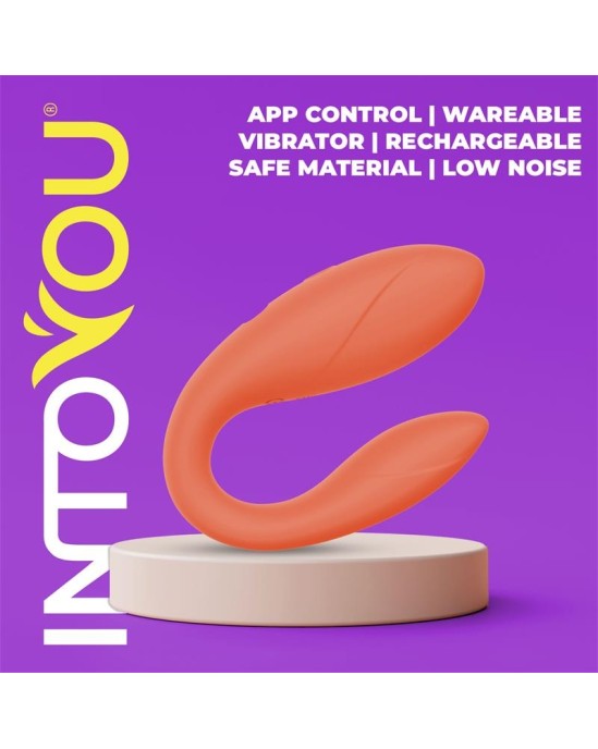 Intoyou App Series Couple Toy with App Flexible Silicone Salmon