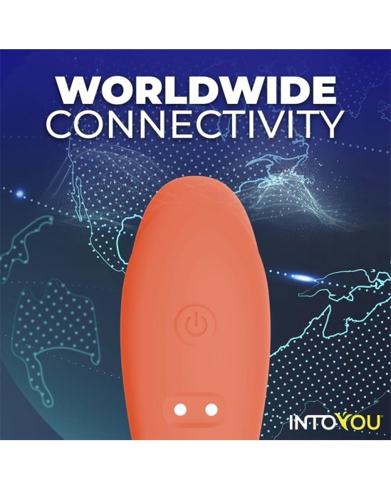 Intoyou App Series Couple Toy with App Flexible Silicone Salmon