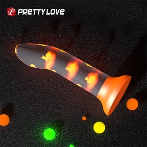 Prettylove Spīd tumsā Dildo Magical Nightfall