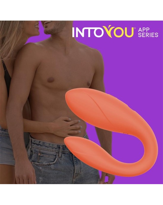 Intoyou App Series Couple Toy with App Flexible Silicone Salmon