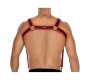 Cut4Men H4RNESS05 Chest Harness Neon Red One size