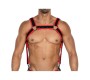 Cut4Men H4RNESS05 Chest Harness Neon Red One size