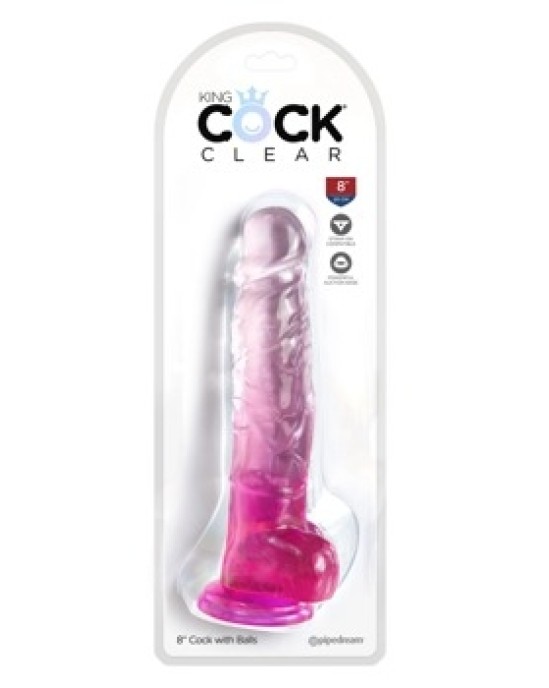 King Cock Clear KingCockClear 8 шариков Розовый