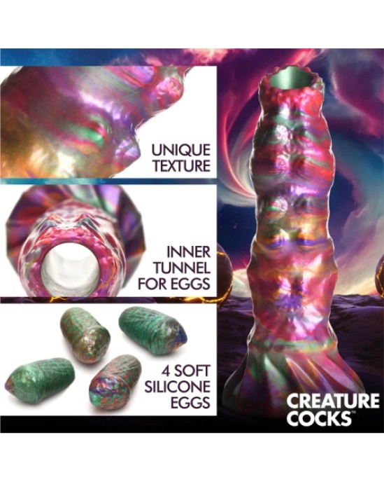 Xr - Creature Cocks OVIPOSITOR LARVA SILIKONA DILDO AR OLU