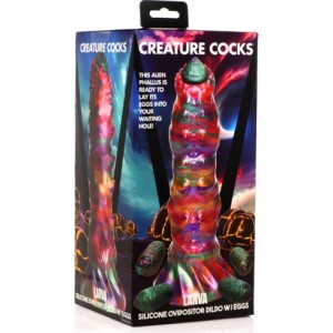 Xr - Creature Cocks OVIPOSITOR LARVA SILIKONA DILDO AR OLU