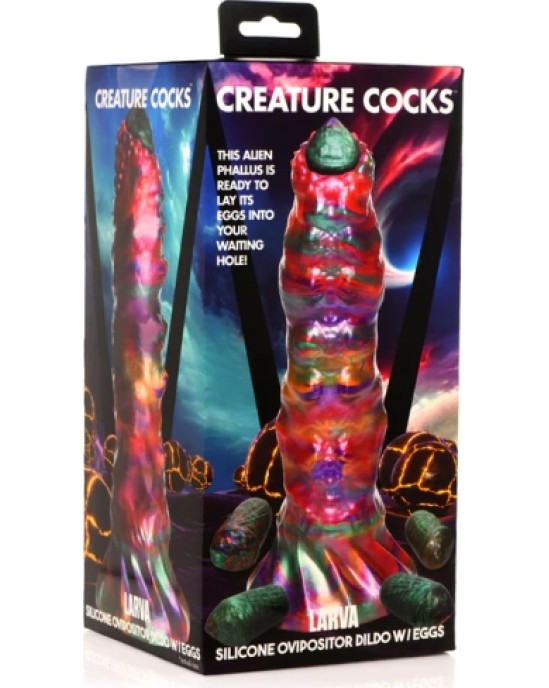 Xr - Creature Cocks OVIPOSITOR LARVA SILIKONA DILDO AR OLU