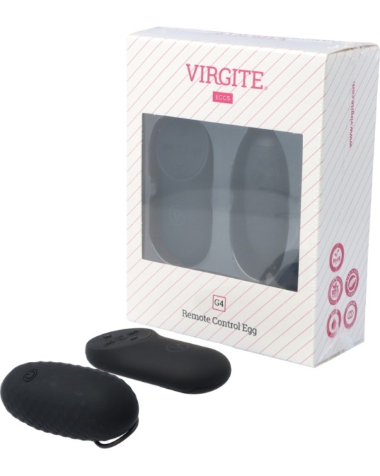 Virgite - Eggs G4 VIBRATOROLU ATKĀRTOTI UZLĀDĒJAMS MELNS