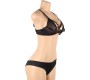 Subblime Sets SUBBLIME - TWO PIECE SET OF TRANSPARENCY BRA AND S/M STRIPS