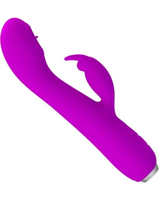 Pretty Love C-Type PRETTY LOVE - RACHEL RECHARGEABLE VIBRATOR WITH PURPLE SUCKER