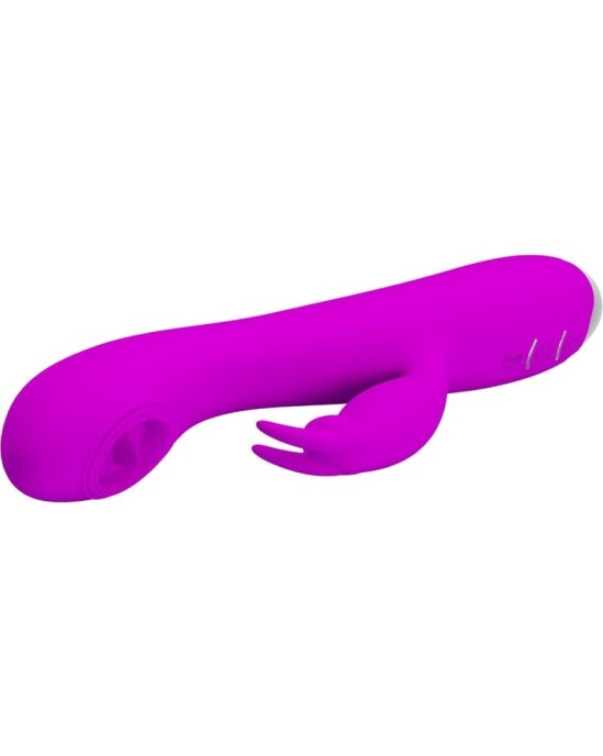 Pretty Love C-Type PRETTY LOVE - RACHEL RECHARGEABLE VIBRATOR WITH PURPLE SUCKER