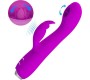 Pretty Love C-Type PRETTY LOVE - RACHEL RECHARGEABLE VIBRATOR WITH PURPLE SUCKER