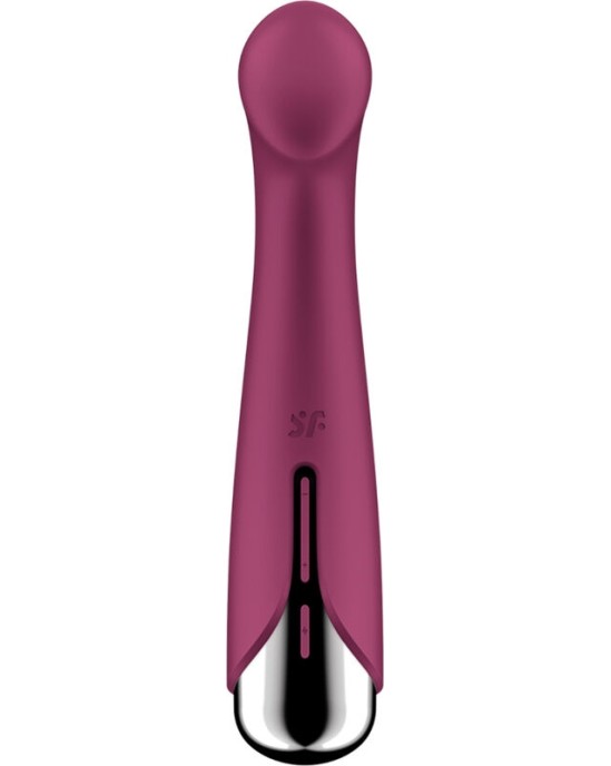 Satisfyer Vibrator APMIERINĀTĀJS - GROZĪJOŠS G-SPORT 1 ROTATORS VIBRATORS RED