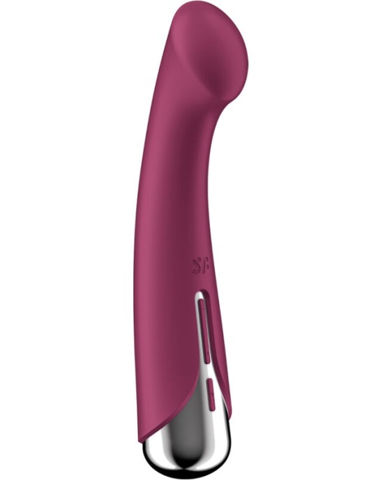 Satisfyer Vibrator APMIERINĀTĀJS - GROZĪJOŠS G-SPORT 1 ROTATORS VIBRATORS RED