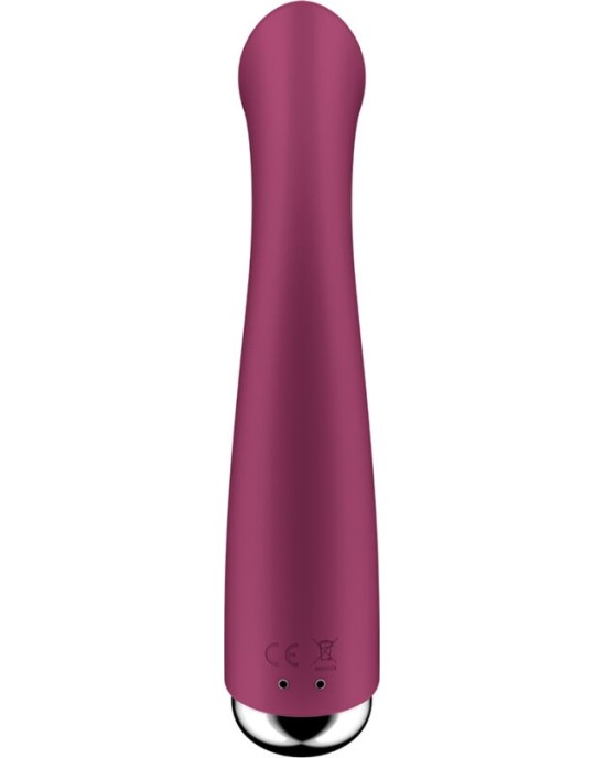 Satisfyer Vibrator APMIERINĀTĀJS - GROZĪJOŠS G-SPORT 1 ROTATORS VIBRATORS RED