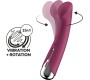 Satisfyer Vibrator APMIERINĀTĀJS - GROZĪJOŠS G-SPORT 1 ROTATORS VIBRATORS RED