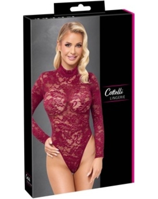 Cottelli Lingerie Кружевное боди красное L