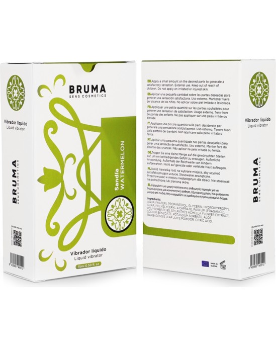 Bruma ŠĶIDRAIS VIBRATORS ULTRA BĪDĀJOŠAIS ARBUZS 15 ML