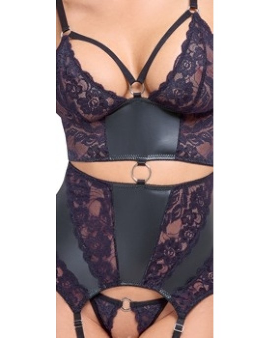 Cottelli Lingerie Баска с фиолетовой буквой S