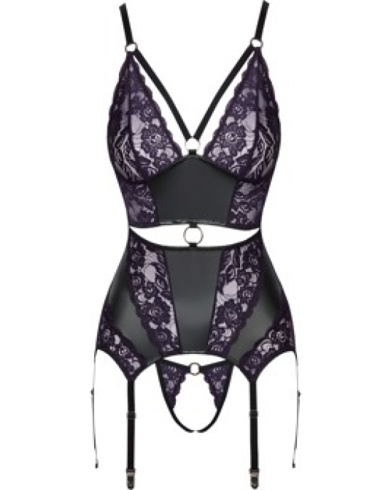 Cottelli Lingerie Basque with purple S