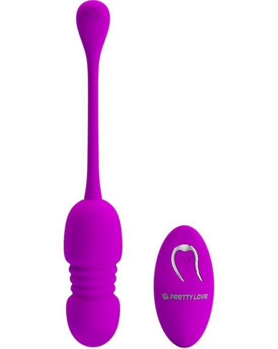 Prettylove Callieri Vibrating Egg with Thrusting and Remote Control