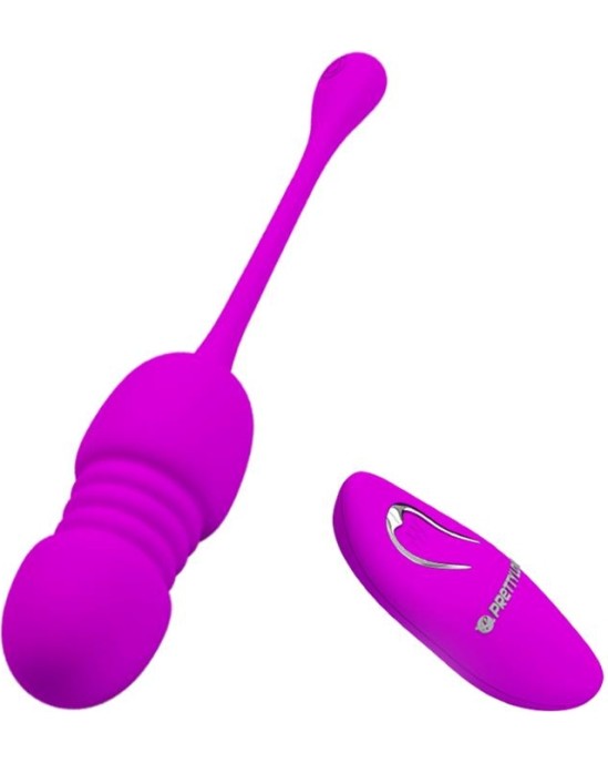 Prettylove Callieri Vibrating Egg with Thrusting and Remote Control