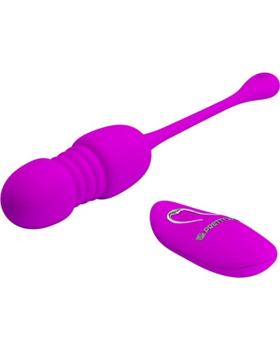 Prettylove Callieri Vibrating Egg with Thrusting and Remote Control