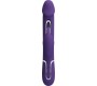 Pretty Love Flirtation PRETTY LOVE - KAMPAS RABBIT 3 IN 1 MULTIFUNCTION VIBRATOR WITH TONGUE VIOLET