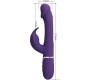 Pretty Love Flirtation PRETTY LOVE - KAMPAS RABBIT 3 IN 1 MULTIFUNCTION VIBRATOR WITH TONGUE VIOLET