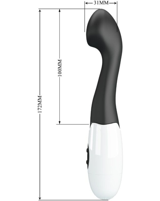 Pretty Love Flirtation PRETTY LOVE - CHARLES G-POTA VIBRATORS 30 REŽĪMI MELNS