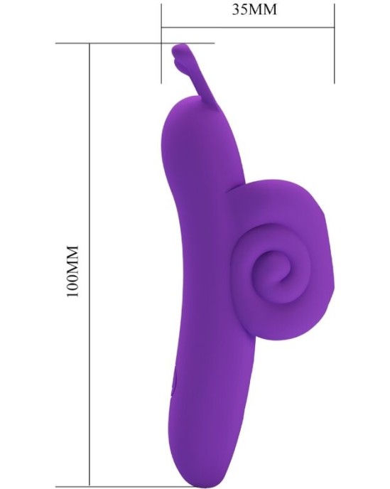 Pretty Love SNAIL POWERFUL PURPLE FINGER STIMULATOR