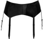 Black Level Vinyl Suspender Belt XL