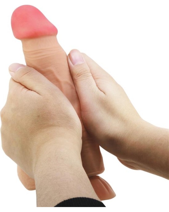 Baile Раздвижной реалистичный дилдо с кожей 21,8 см